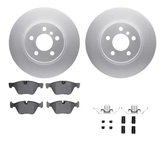 R1 Concepts WDUH1-31233 Carbon Series Brake Rotors W/ 5000 Oep Brake Pads & Hdw